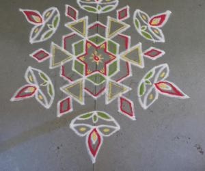 Rangoli: Happy tamil new year and vishu to all my friends