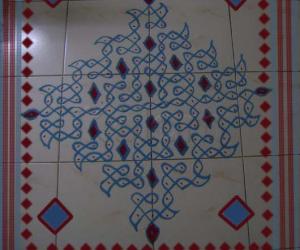 Rangoli: Rajamma Maami's Puzzle Kolam