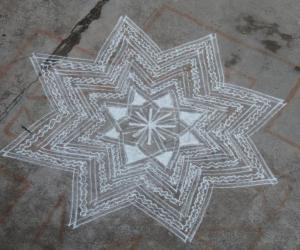 Star kolam.