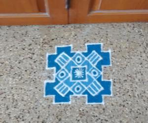 Navarathri dotted kolam