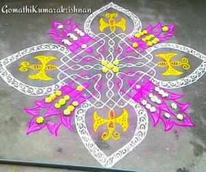 Rangoli: Margazhi Utsavam 2016 - Day 9