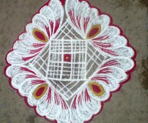 Rangoli: Simple rangoli