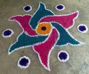 Kutti Salt rangoli