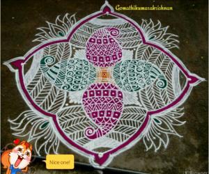 Rangoli: Margazhi Utsavam 2017 Day 1