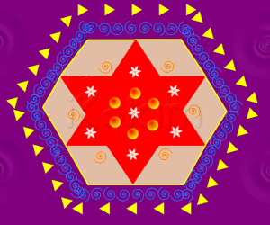 Digital rangoli