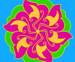 Rangoli: Rajammaji's Design in PS