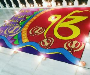 Gurunanak jayanti rangoli