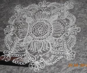 lotus kolam