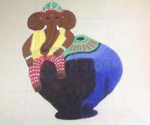 Rangoli: Fusion Ganesha