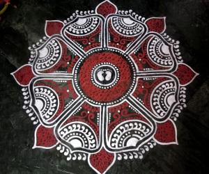 2018-Janmashtami- Threshold Kolam