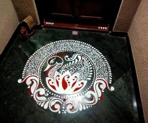 2019- Shivratri- Threshold Kolam