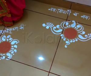 2023- Akshaya Trithiya- Pooja Room Kolam....