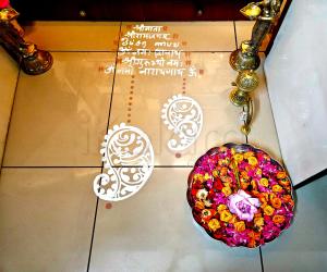 2024- Navratri- Poojaroom kolams..