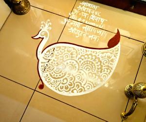 2024- Vasanta Navratri- Pooja Room Peacock...