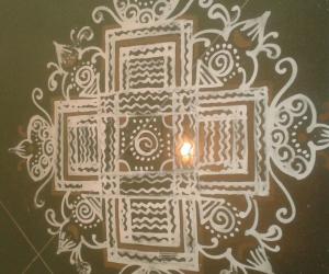 Rangoli: Home basic kolams-1