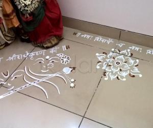 Pooja Room Kolams