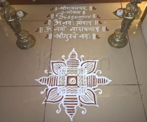 Pooja Room Kolams