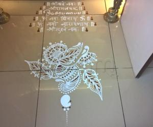 Pooja Room Kolams