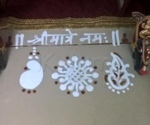 Pooja Room Kolams