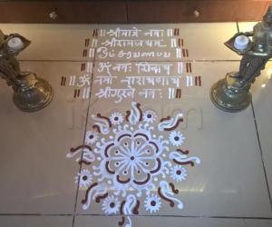 Pooja Room Kolams