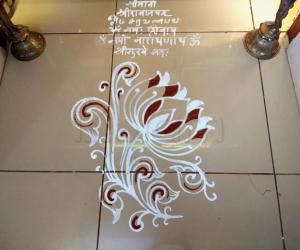 Pooja Room Kolams