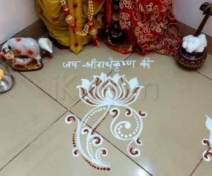 Pooja Room Kolams