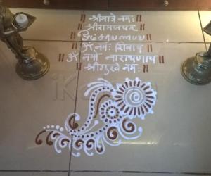 Pooja Room Kolams