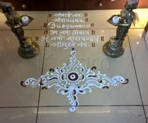 Pooja Room Kolams