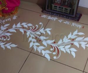 Pooja Room Kolams