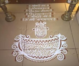 Pooja Room Kolams