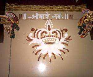 Pooja Room Kolams