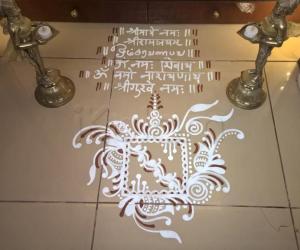 Pooja Room Kolams