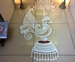 Pooja Room Kolams