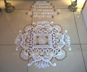 Pooja Room Kolams