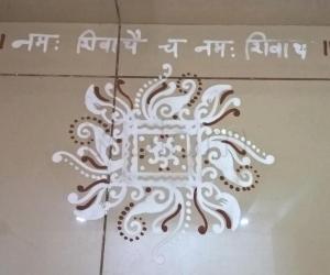 Pooja Room Kolams