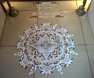 Pooja Room Kolams