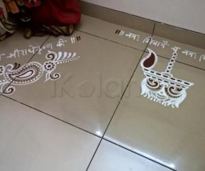 Pooja Room Kolams