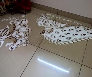 Pooja Room Kolams