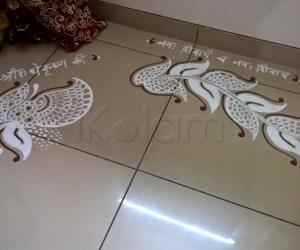 Pooja Room Kolams