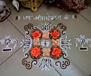 Pooja Room Kolams