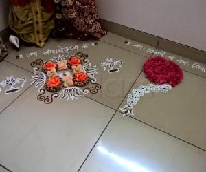 Pooja Room Kolams