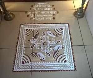 Pooja Room Kolams