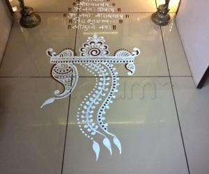 Pooja Room Kolams