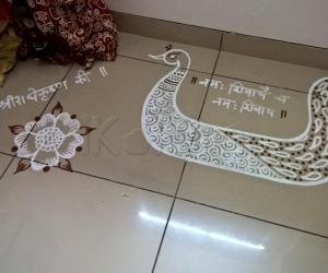 Pooja Room Kolams