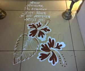 Pooja Room Kolams