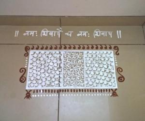 Pooja Room Kolams