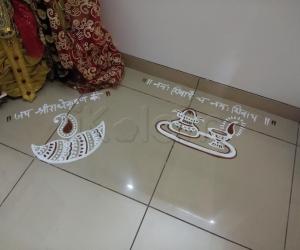 Pooja Room Kolams