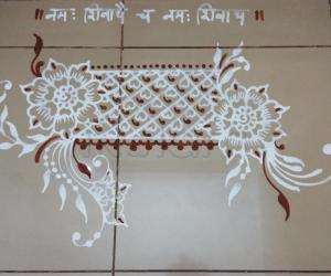 Pooja Room Kolams