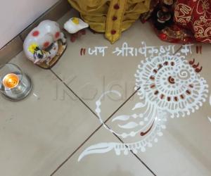 Pooja Room Kolams