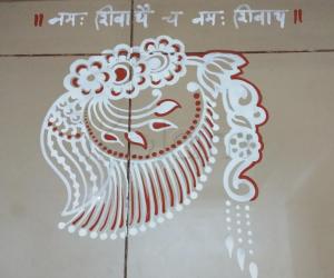 Pooja Room Kolams